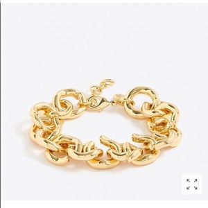 J Crew Chunky Gold Link Bracelet